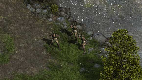 A group of trolls in-game.