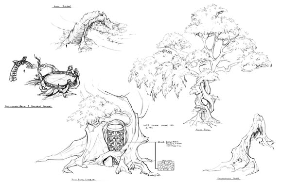 Line work for environments in Twin Elms.