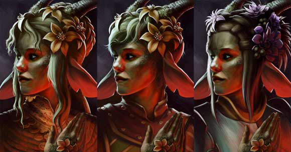 Earth Godlike portrait variants.