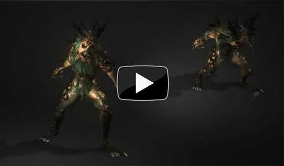 In-engine creature animations.