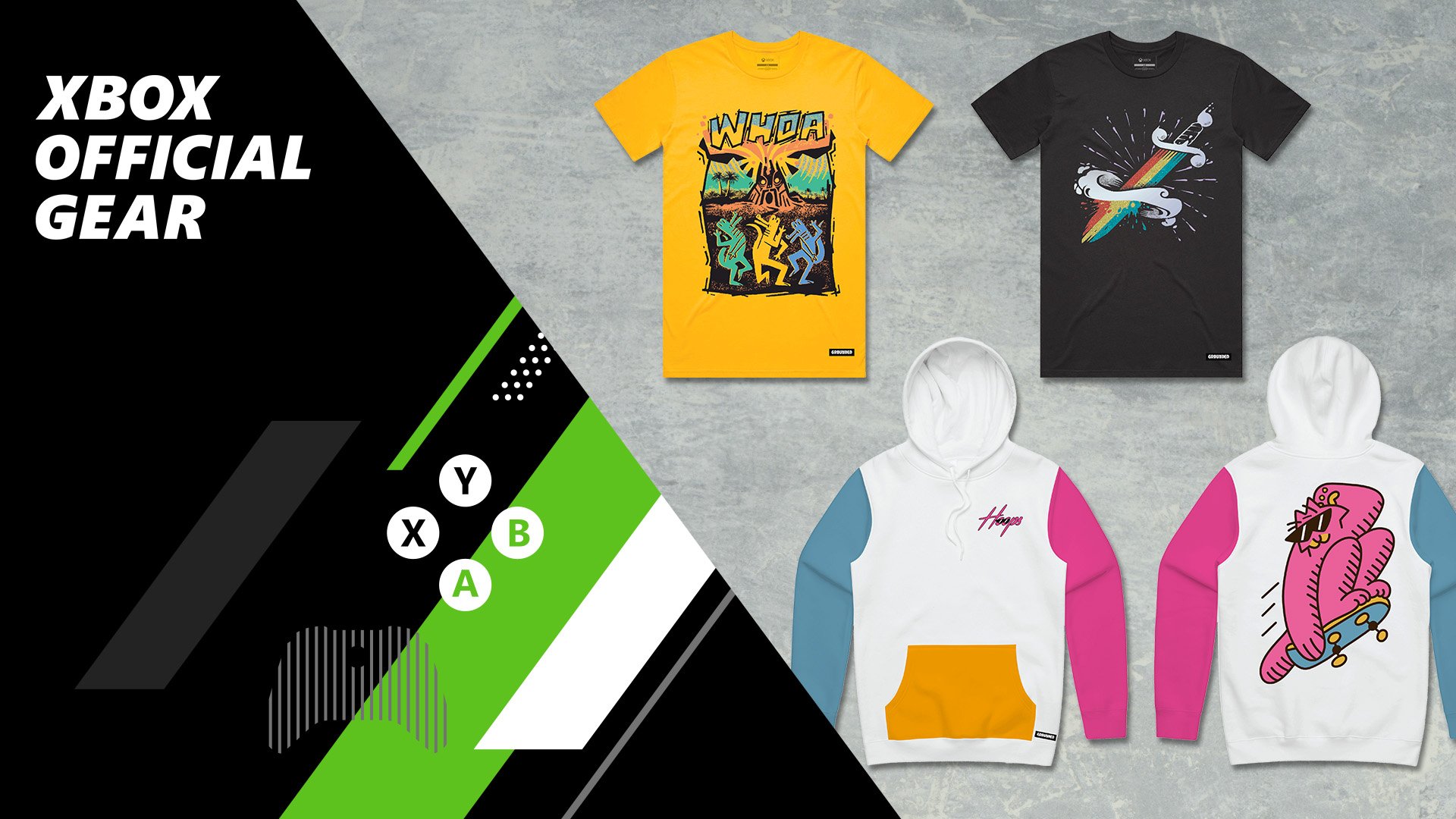 Grounded Merchandise Available Header Image