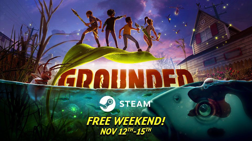 Grounded Free Steam Weekend Header Image